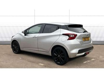 Used Nissan Micra Tekna 90 HP (66 kW) 2017 Silver Hatchback