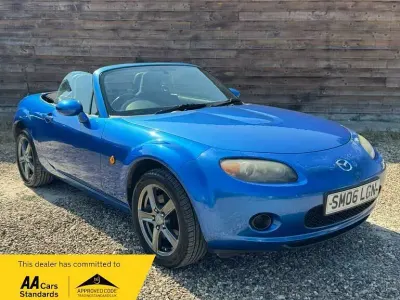 Used Mazda MX5 126 HP (92 kW) 2006 Blue Cabriolet