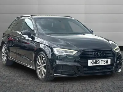 Used Audi A3 Black Edition 116 HP (85 kW) 2019 Black Sedan