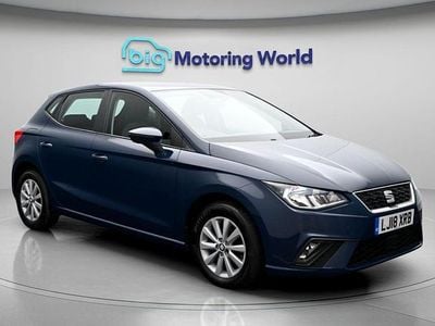 Used Seat Ibiza SE 95 HP (69 kW) 2017 Blue Hatchback