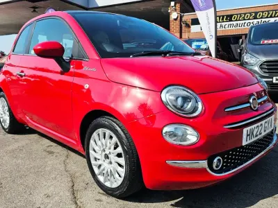 Used Fiat 500 Dolcevita 2022 Red Hatchback
