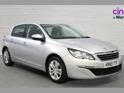 Usado Peugeot 308 Active 130 CV (95 kW) 2016 Plateado Utilitario