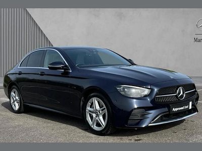 Used Mercedes E300 AMG line 301 HP (221 kW) 2021 Blue Sedan