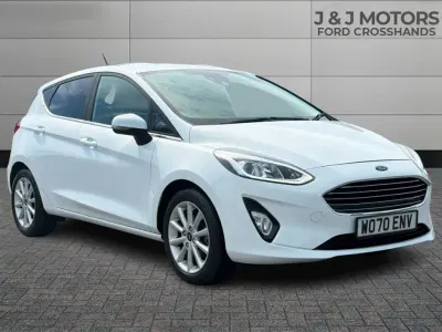 Used Ford Fiesta Titanium 2021 White Hatchback