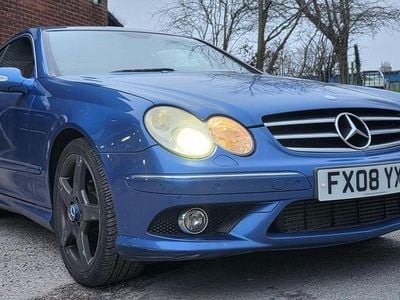 Used Mercedes CLK220 2008 Blue Coupe