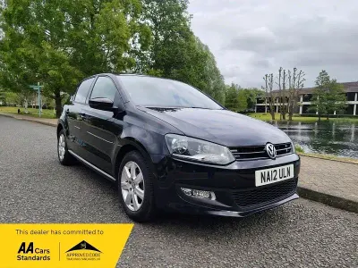 Usado VW Polo Match 60 CV (44 kW) 2012 Negro Utilitario