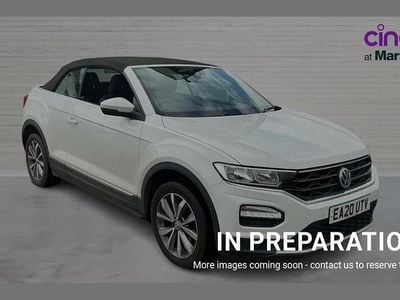 Used VW T-Roc Cabriolet Design 147 HP (108 kW) 2020 White Cabriolet