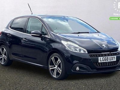 Used Peugeot 208 GT-line 109 HP (80 kW) 2018 Blue Hatchback