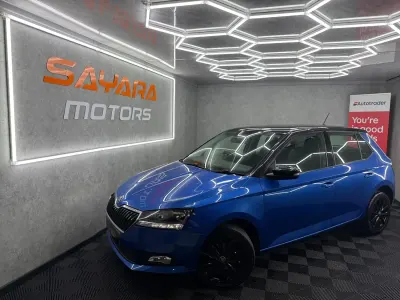Used Skoda Fabia Colour Edition 95 HP (69 kW) 2019 Blue Hatchback