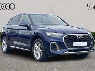Used Audi Q5 S-Line 200 HP (147 kW) 2022 Blue SUV