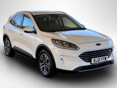 White Used 2021 Ford Kuga Titanium SUV | £14,750 (Fair price)