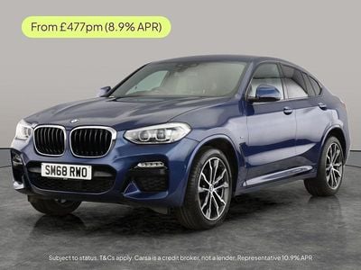 Blue Used 2019 BMW X4 M Sport SUV | £27,661 (Good price)