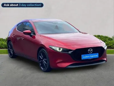 Używany Mazda 3 Inclusive 177 KM (130 kW) 2021 Czerwony Hatchback