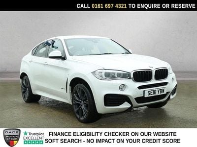 Used BMW X6 M Sport 258 HP (189 kW) 2018 White SUV