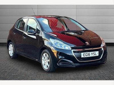 Used Peugeot 208 Active 82 HP (60 kW) 2016 Black Hatchback
