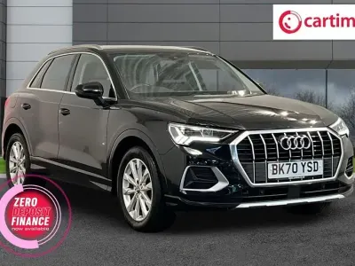 Używany Audi Q3 Sport 150 KM (110 kW) 2020 Czarny SUV
