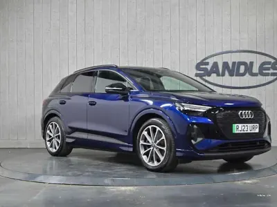 Used Audi Q4 e-tron 150 kW (204 HP) 2023 Blue SUV
