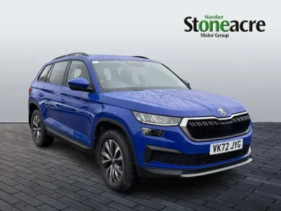 Used Skoda Kodiaq SE Drive 150 HP (110 kW) 2021 Blue SUV