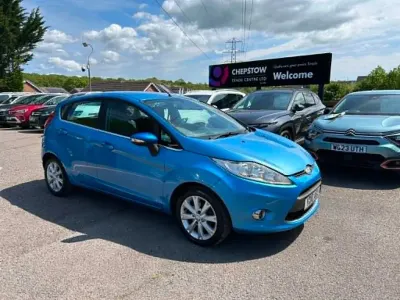 Used Ford Fiesta Zetec 96 HP (70 kW) 2010 Blue Hatchback