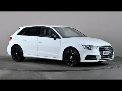 Used Audi A3 Black Edition 2018 White Sedan