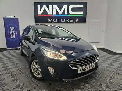 Used Ford Fiesta Zetec 100 HP (73 kW) 2017 Blue Hatchback