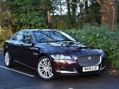 Red Used 2018 Jaguar XF Portfolio Sedan | £12,990 (Fair price)