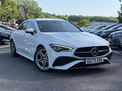Used Mercedes CLA200 AMG line 2023 White Sedan