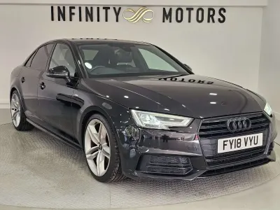 Used Audi A4 Black Edition 150 HP (110 kW) 2018 Black Sedan