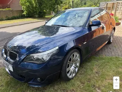 Used BMW 525 M Sport 2008 Blue Sedan