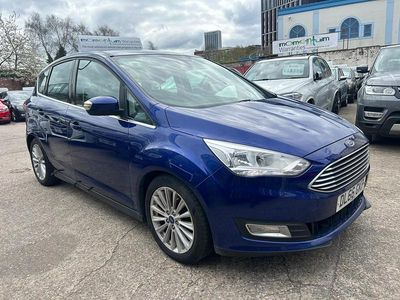 Begagnad Ford C-MAX Titanium 2017 Blå Minibuss