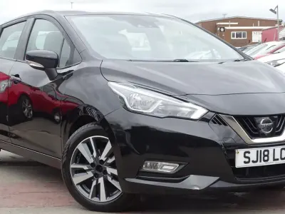 Używany Nissan Micra Acenta Limited Edition 90 KM (66 kW) 2018 Czarny Hatchback