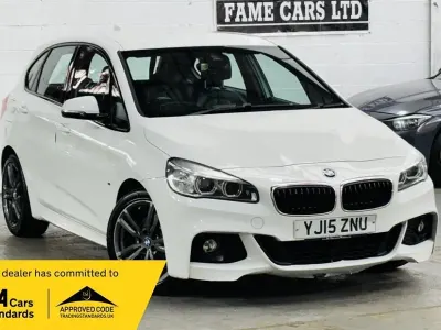 Used BMW 218 M Sport 150 HP (110 kW) 2015 White Hatchback