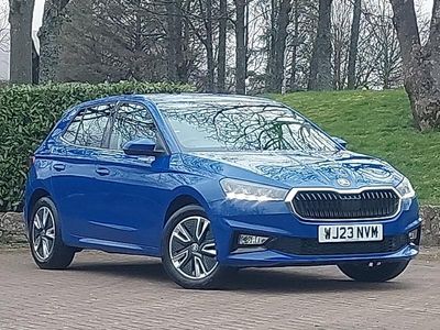 Used Skoda Fabia SE L 110 HP (80 kW) 2023 Blue Hatchback