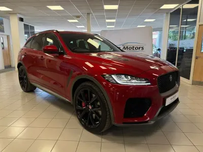 Used Jaguar F-Pace Supercharged 550 HP (404 kW) 2019 Red SUV