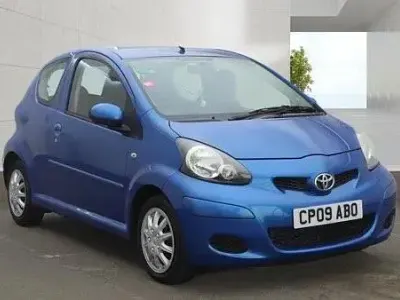 Used Toyota Aygo 67 HP (49 kW) 2009 Blue Hatchback