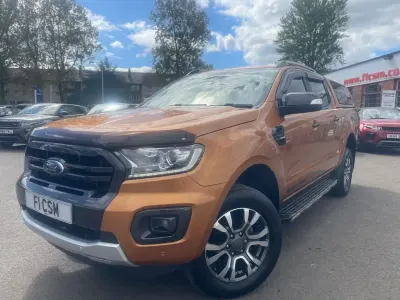 Begagnad Ford Ranger Wildtrack 2020 Orange Pickup