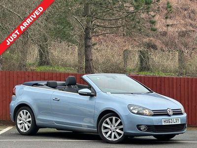 Used VW Golf Cabriolet S 122 HP (89 kW) 2013 Blue Cabriolet