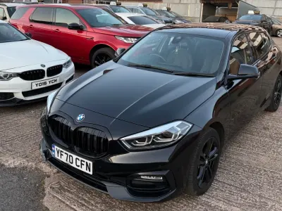 Used BMW 120 Sport Line 2020 Black Hatchback