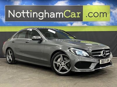 Used Mercedes C220 AMG line 170 HP (125 kW) 2017 Grey Sedan