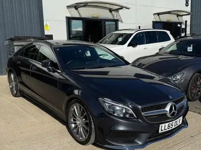 Used Mercedes CLS220 AMG Line Premium 177 HP (130 kW) 2015 Grey Coupe