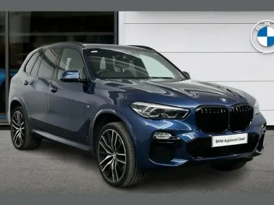 Used BMW X5 M Sport 261 HP (191 kW) 2020 Blue SUV