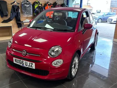 Used Fiat 500 Pop Star 69 HP (50 kW) 2016 Red Hatchback