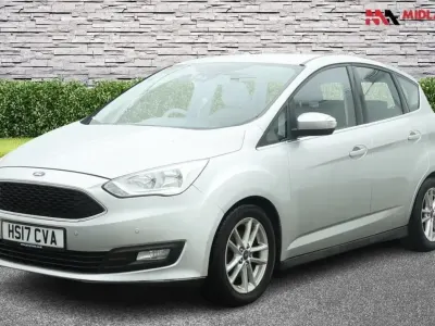 Begagnad Ford C-MAX Zetec 125 HK (91 kW) 2017 Silver Minibuss