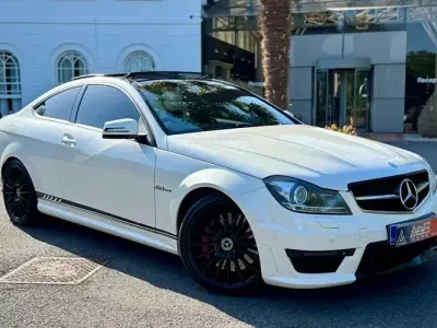 Used Mercedes C63 AMG AMG 487 HP (358 kW) 2013 White Coupe