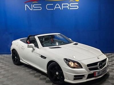 White Used 2014 Mercedes SLK200 AMG Cabriolet | £13,503 (A bit pricey)