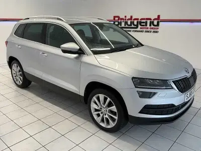 Used Skoda Karoq SE L 116 HP (85 kW) 2018 Silver SUV