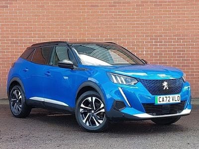 Used Peugeot e-2008 GTi 100 kW (136 HP) 2023 Blue SUV