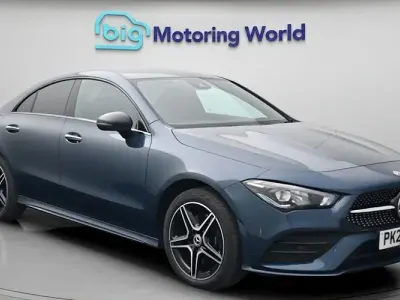 Used Mercedes CLA250e AMG Line Premium 218 HP (160 kW) 2023 Blue Coupe