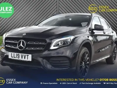 Käytetty Mercedes GLA200 AMG line 156 HP (114 kW) 2019 Musta Katumaasturi