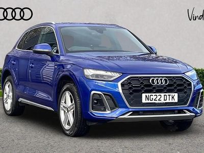 Used Audi Q5 S-Line 261 HP (191 kW) 2022 Blue SUV